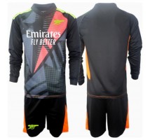 Arsenal Bramkarskie Koszulka Trzecia dzieci 2024-25 Długi Rękaw (+ krótkie spodenki)